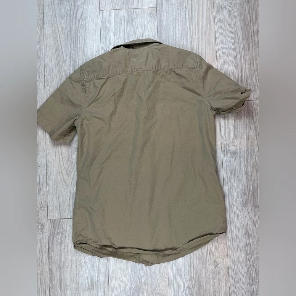 Ralph Lauren Shirt Mens Beige Denim & Supply Utility Military Cargo Khaki Sz XS - Picture 7 of 7